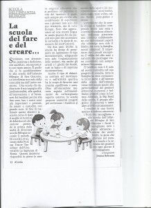La scuola del fare e del creare