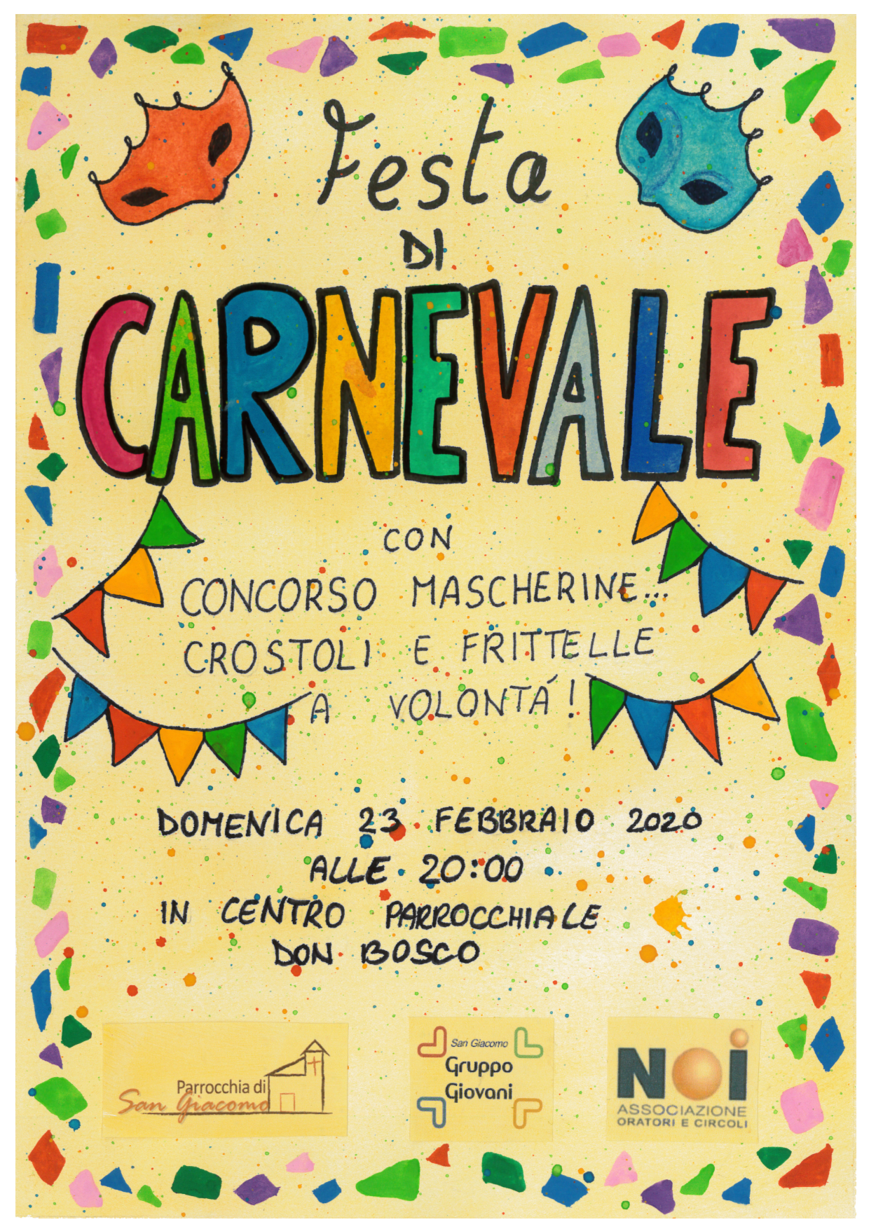 ANNULLATA – FESTA DI CARNEVALE 2020